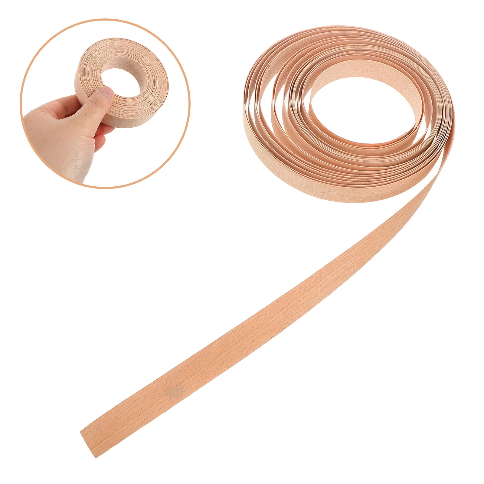 목재 엣지 밴딩 스트립 두꺼운 유연한 엣지 밴딩 스트립 롤 (옷장 문, 캐비닛 모서리 및 DIY 리노베이션 프로젝트용)