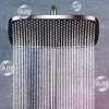 Led Digital Bathroom Shower System Faucet Wall Mounted Waterfall Bathroom Faucets Rain Shower Head Piano Digital Shower Set 5