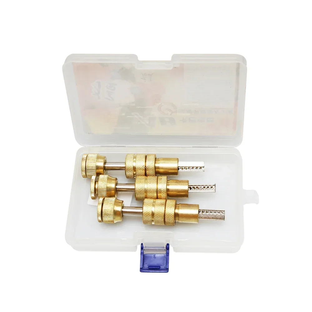 Locksmith Tools Two-Row Semi Circle Keyway 11 Pins Dimple A.B KABA Spring Loaded Bump Lock