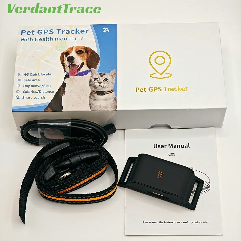 Waterproof 4G GPS Pet Tracker Mini Body Camera for Dog Cat Outdoor Adventures Smart Collar Tracking Video Recording VerdantTrace smart tracker,animal tracking collar,smart video camera
