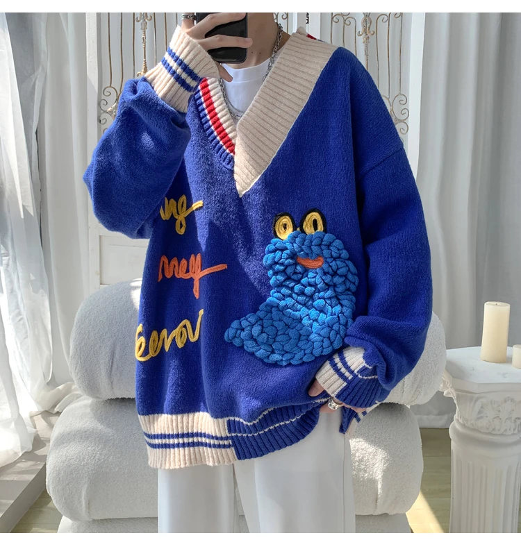 cartoon knitted sweater