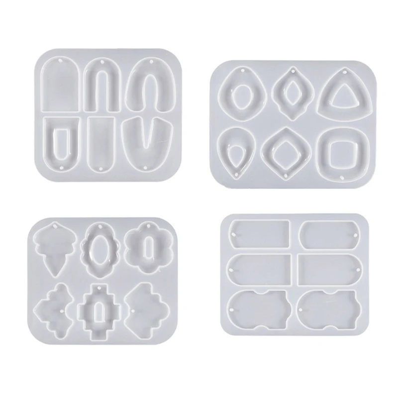 

Stylish Necklace Pendant Making Silicone Mold Durable Resin Mold for DIY Project 517F