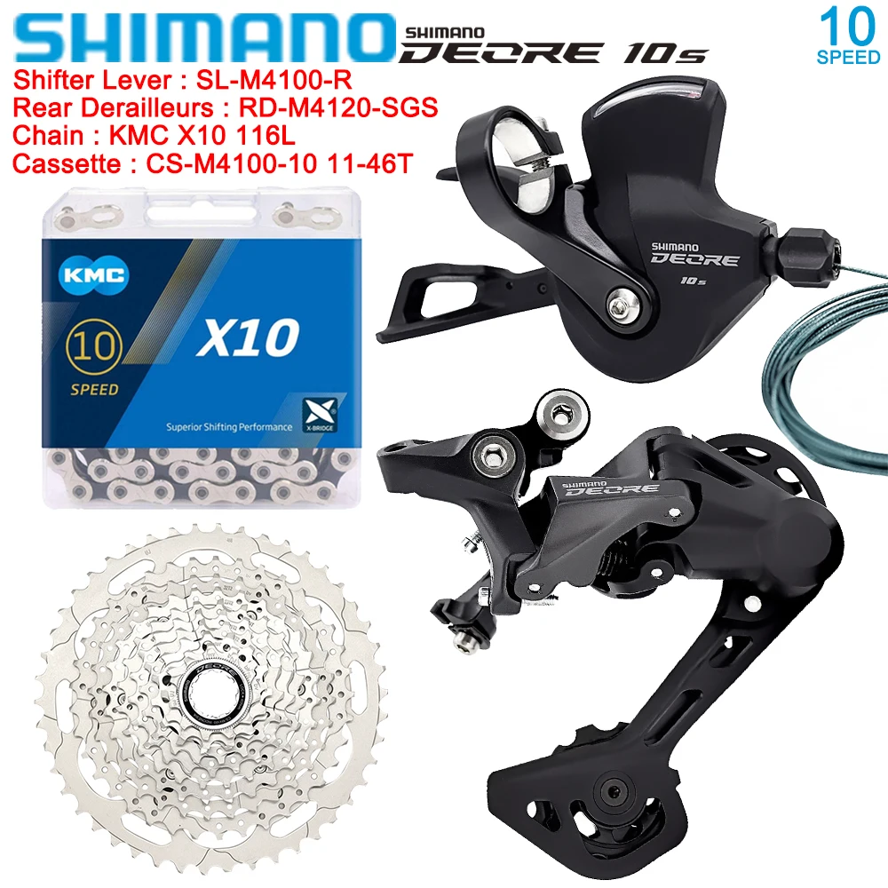 Shimano Cassettes 10 Speeds Shimano Deore M4100 1x10 Speed MTB