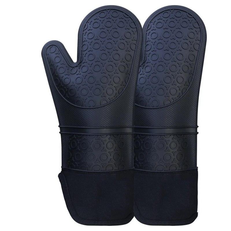 Silicone Oven Gloves 1PC Insulated Heat-proof Oven Mitts Microwave Baking Tools