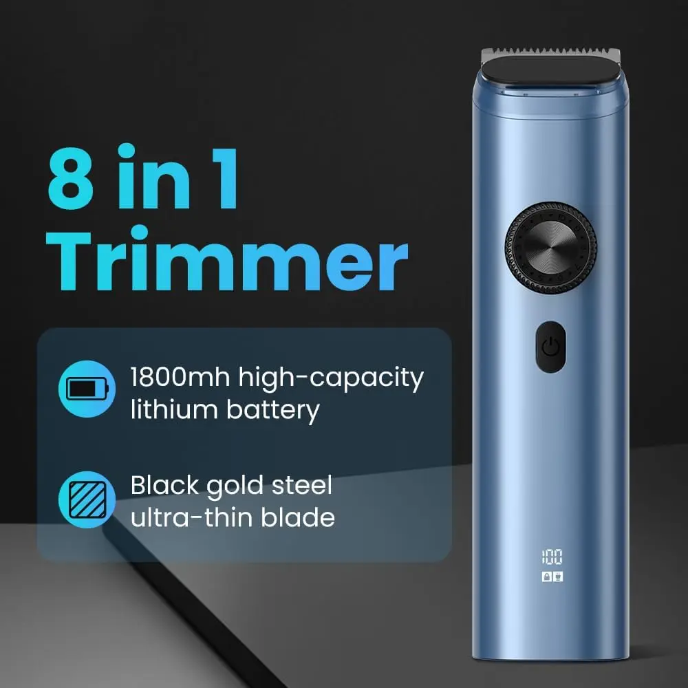 Sejoy Beard Trimmer for Men Cordless Nose Hair Trimmer Waterproof Hair Clippers and Trimmers Set Electric Razor 3