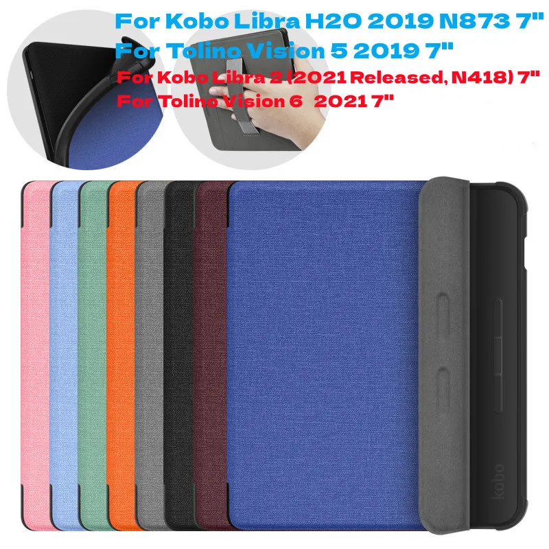 Custodia Magnetica Per Kobo Libra 2 2021 Rilascio N418 Tolino Vision 6 Cover Per Kobo Libra H2O 2019 Tolino Vision 5 Ebook Sleep Cover