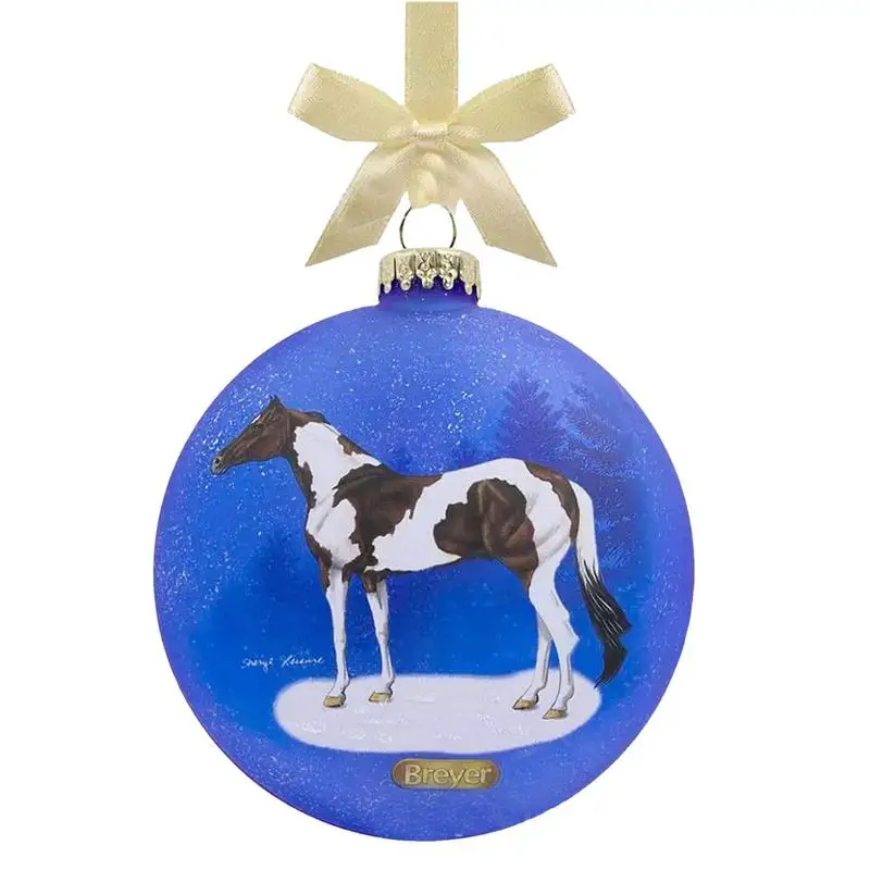 Acrylic Horse Ornaments for Christmas Tree Exquisite Hanging Craft Pendant Party Decorations for Christmas Trees Windows Walls