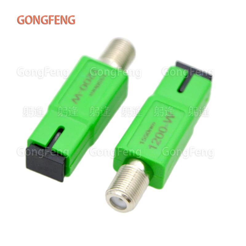 100pcs Fiber Optical Receiver1550nm Passive Photoelectric Converter FTTH CATV Single Optical Fiber Receiver Free Shipping Brazil