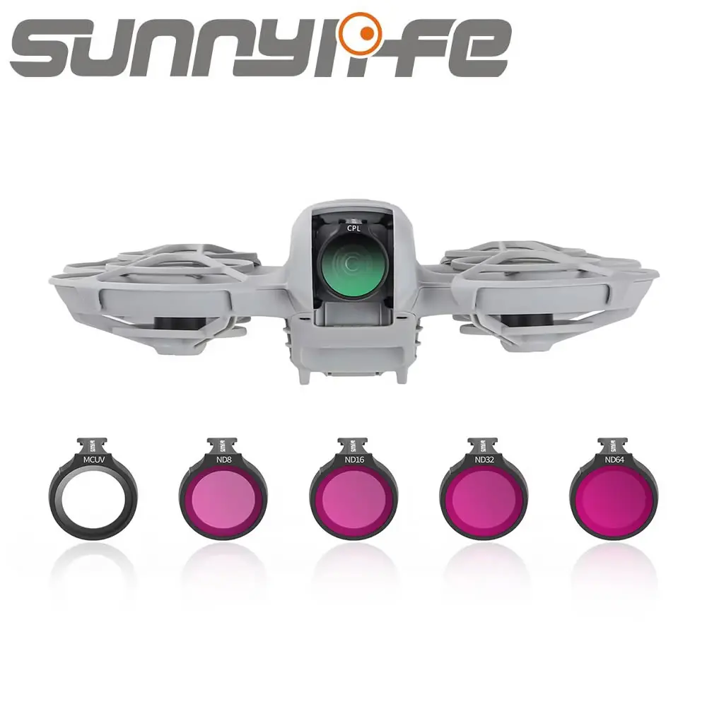 For Dji NEO Filter Sunnylife Professionele Lens CPL UV ND16 ND32 ND Filters Set Camera Lens For dji neo accessoires Drone Accessories