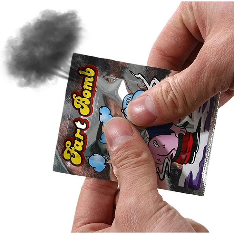 Prank Toys 1/10/20pcs Spoof Stinky Bag Funny Shock Explosion Smelly Package Stink Fart Package Student Interaction