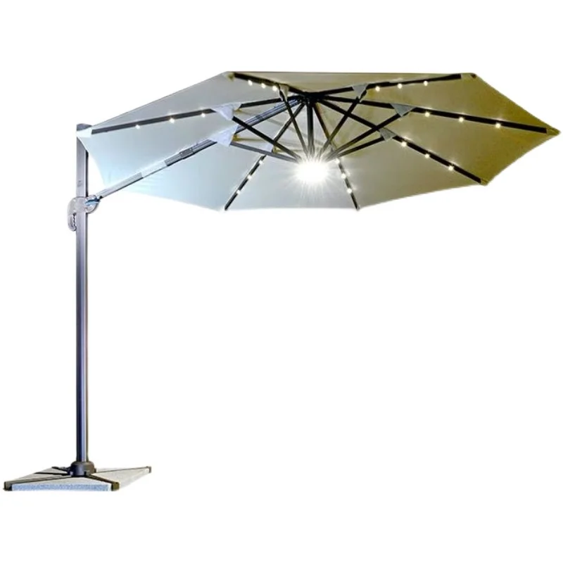 

Sunshade Umbrella Swimming Pool Sunscreen Villa Luxury Solar Light Sunshade Umbrella Courtyard Sunshade Umbrella