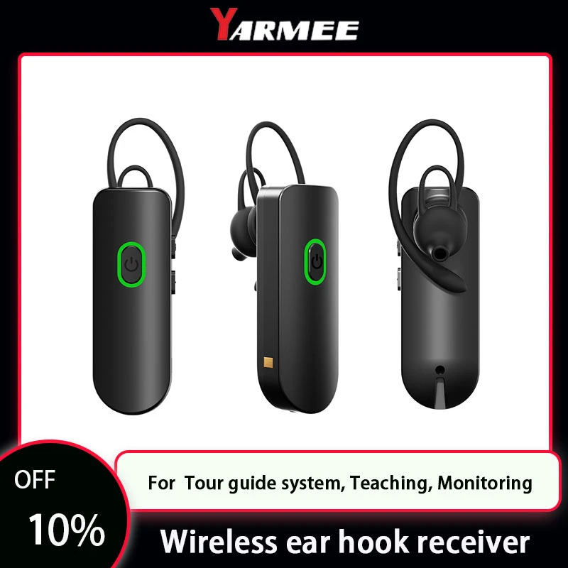 headset with mic Ear Hook Wireless Tour Guide System Monitoring system Radio Guide System Receiver For Travelling Translation Teaching Training wireless microphone