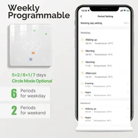 MOES Tuya WiFi/ZigBee Smart Thermostat Battery-Powered Thermoregulator Gas Boiler Temperature Controller by Alexa Google Home - Image 3