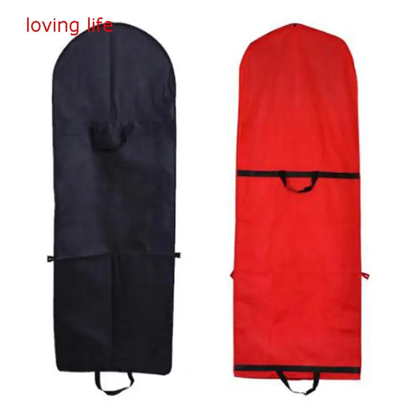 웨딩 드레스용 대형 먼지 커버, 지퍼 가운, 방진 커버, 보관 가방, 접이식 의류 케이스 보호대