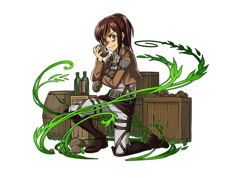 Sasha Attack on Titan Weatherproof Anime Sticker Car Decal V3 3,6,8 3 sizes for choice.