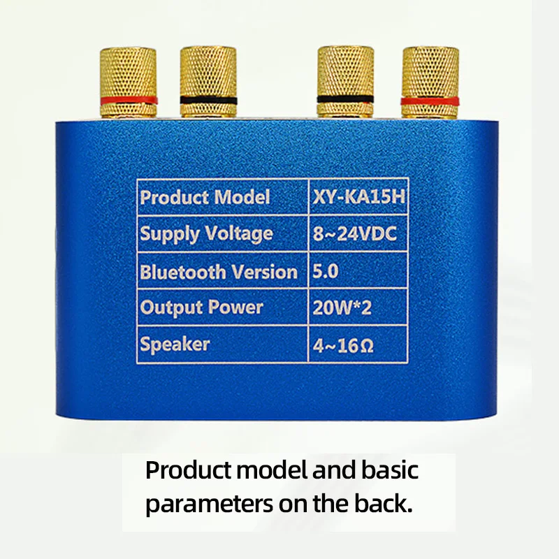 Bluetooth 5.0 Digital Audio Power Amplifier s Class D Mini HiFi Stereo 200W *2 12V/24V Home Car USB Music Sound Card AMP Speaker