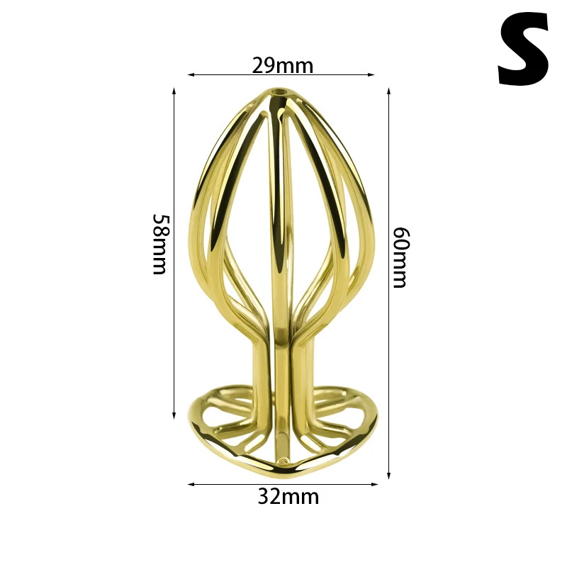 Metal Hollow Anal Plug Trainer Sex Toys,Stainless Steel Prostate and Anus Trainer, Butt G-Spot Massage