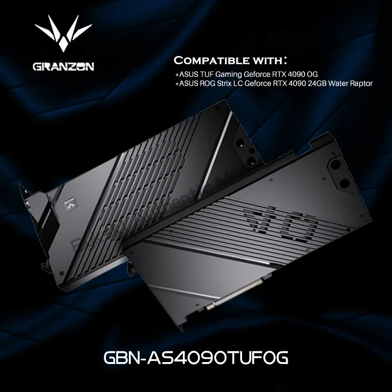 Granzon Gbn-As4090Tufog 4090 Gpu Watercooler Metal Full Armor Scheda Grafica Gpu Block Per Asus Tuf Rtx4090Og