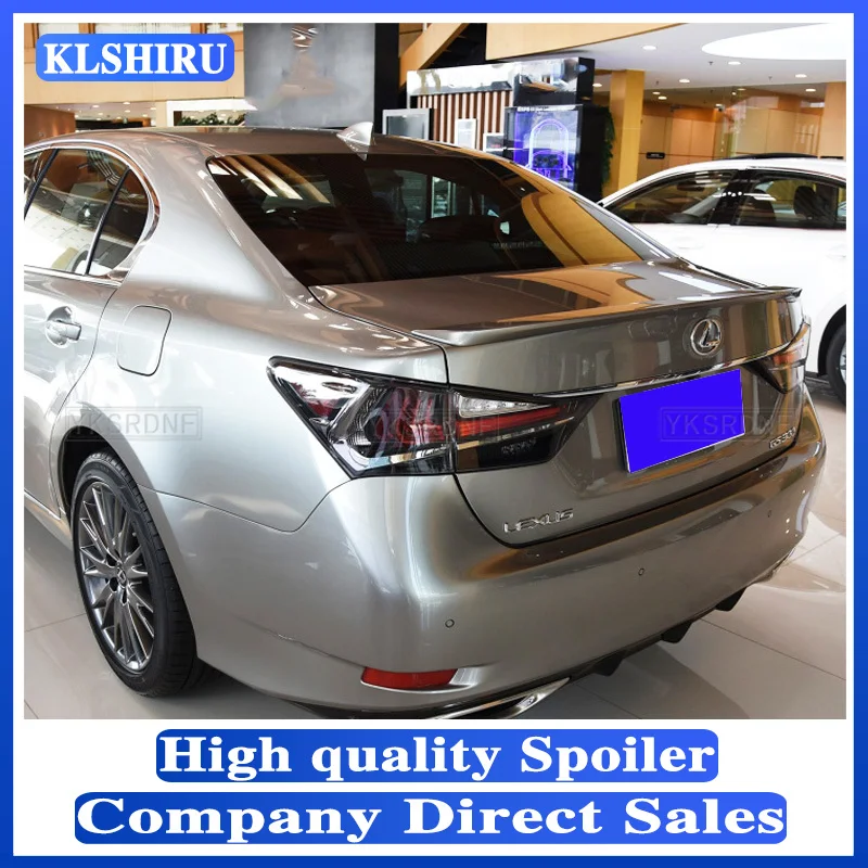 Спойлер для LEXUS GS350 GS300 GS450 2016 высококачественный спойлер из АБС-пластика заднего