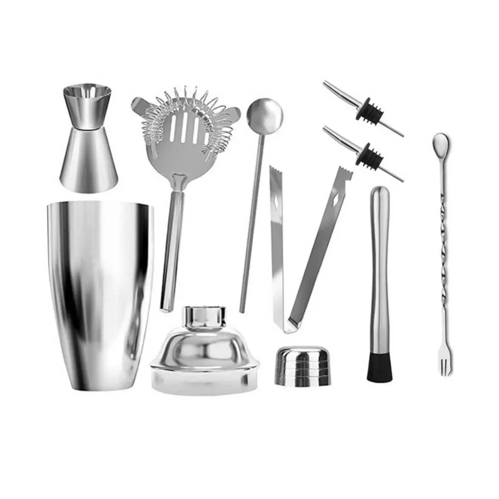 Stainless Steel Cocktail Shaker Mixer Wine Martini Boston Shaker For Bartender Drink Party Bar Tools Barware Home Dining Kitchen cocktail shaker