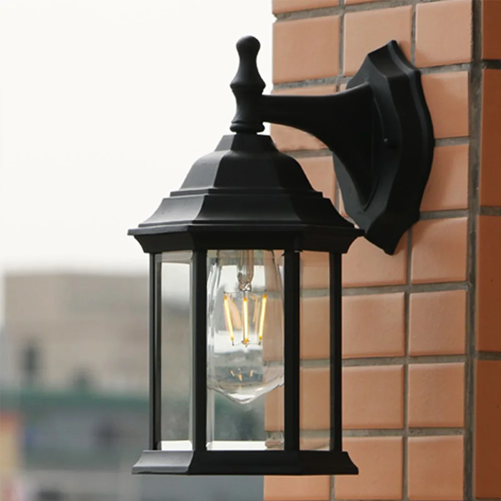 Retro Waterproof Outdoor Wall Lamp Corridor Courtyard Stairs Terrace Balcony