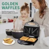 Toasters Toasting Machine Heat-Resistant Handle Triangle Bread Machine Non-Stick 750W Double-sided Heating for Household Kitchen 2