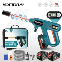 YOFIDRA 250Bar Brushless Electric High Pressure Washer Gun 3 Gear Power Home Car Washing Water Spray Gun for Makita 18V Battery 1