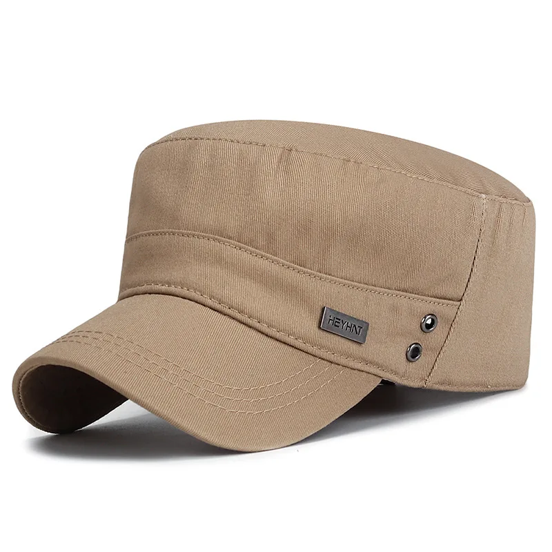 Baseball Cap Flat Vintage Adjustable Snapback Unisex Cotton Outdoor Casual Sun Protective