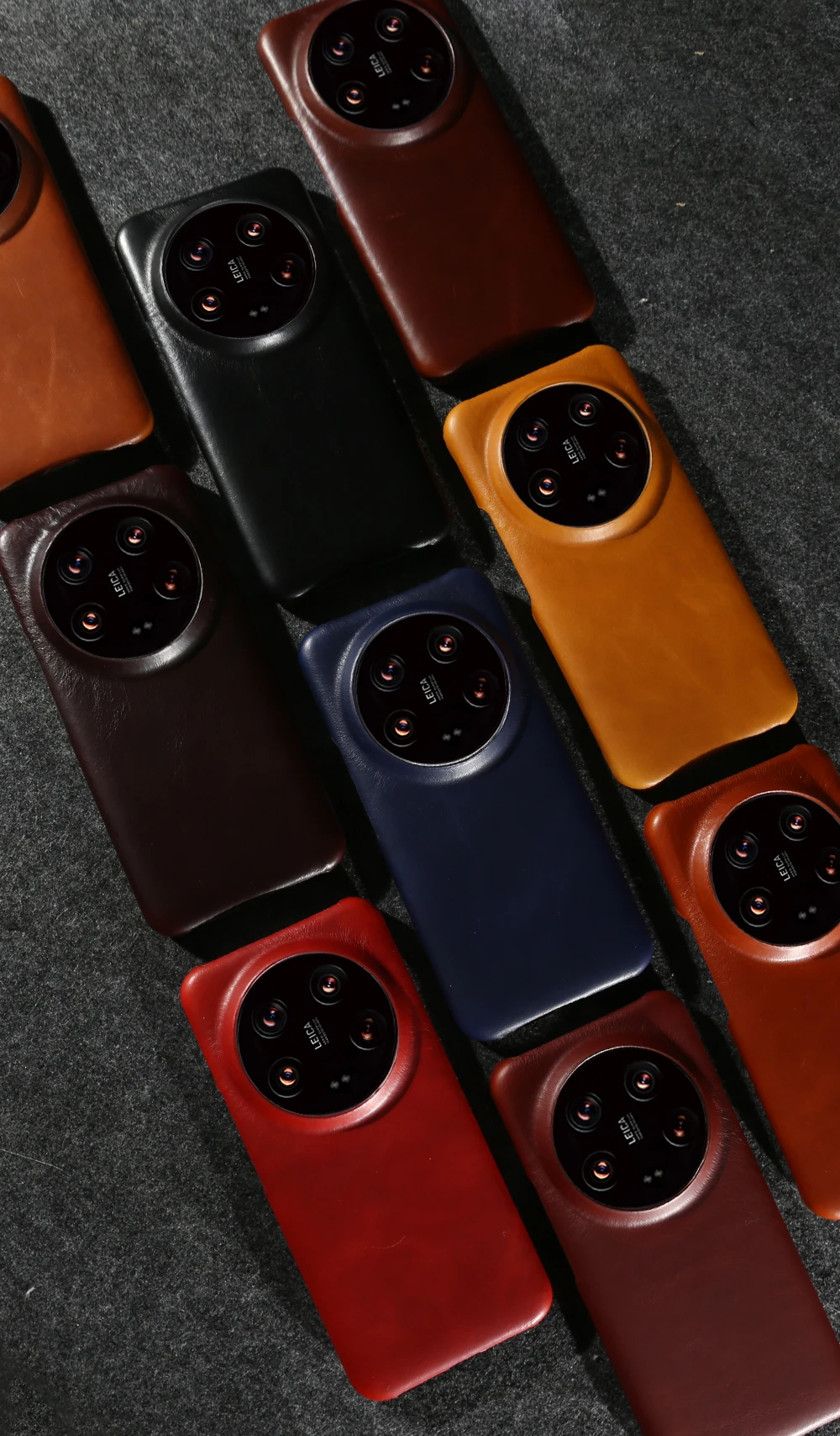 Premium Cowhide Genuine Leather Case with Oil Wax Finish - Real Leather Protective Cover