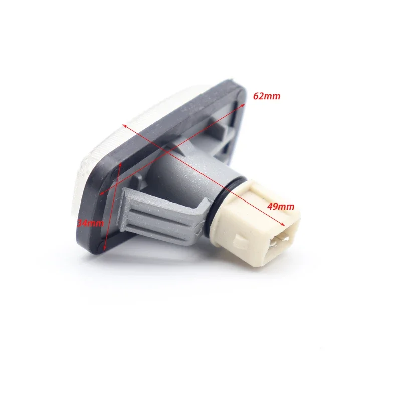 2 Feux De Position Latéraux LED 12V Pour Peugeot 206 407 607 - Réf. OEM 632574, Couleur Ambre