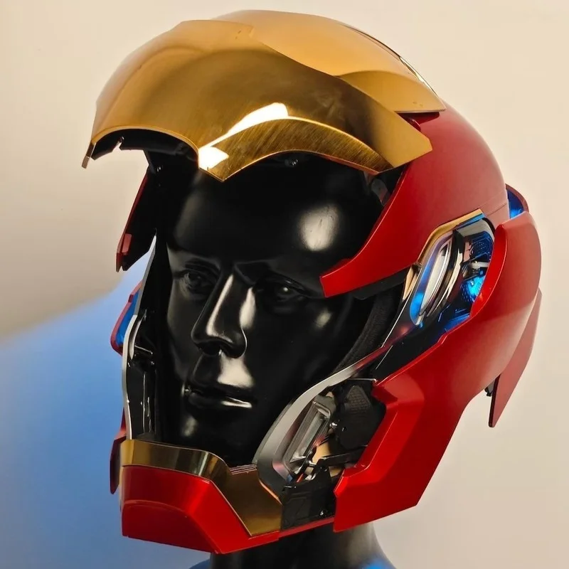 アイアンマンヘルメット 男の子用電動アイアンマンヘルメット,Mechahead,jarvis Mark50