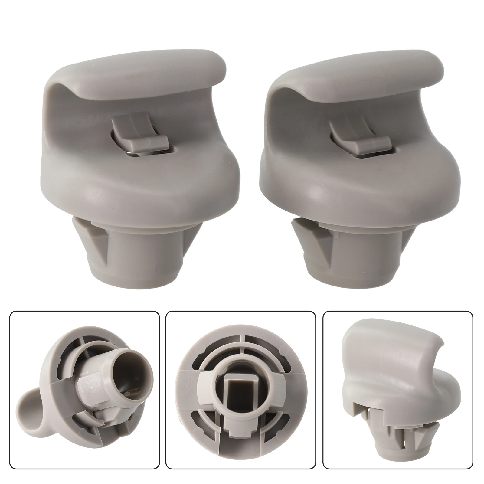 

2x Car Sun Visor Bracket Clip For Juke F15 Tiida Sylphy Almera N17 X-trail T31 T30 350Z For Infiniti FX35/FX45/G35 For Renault
