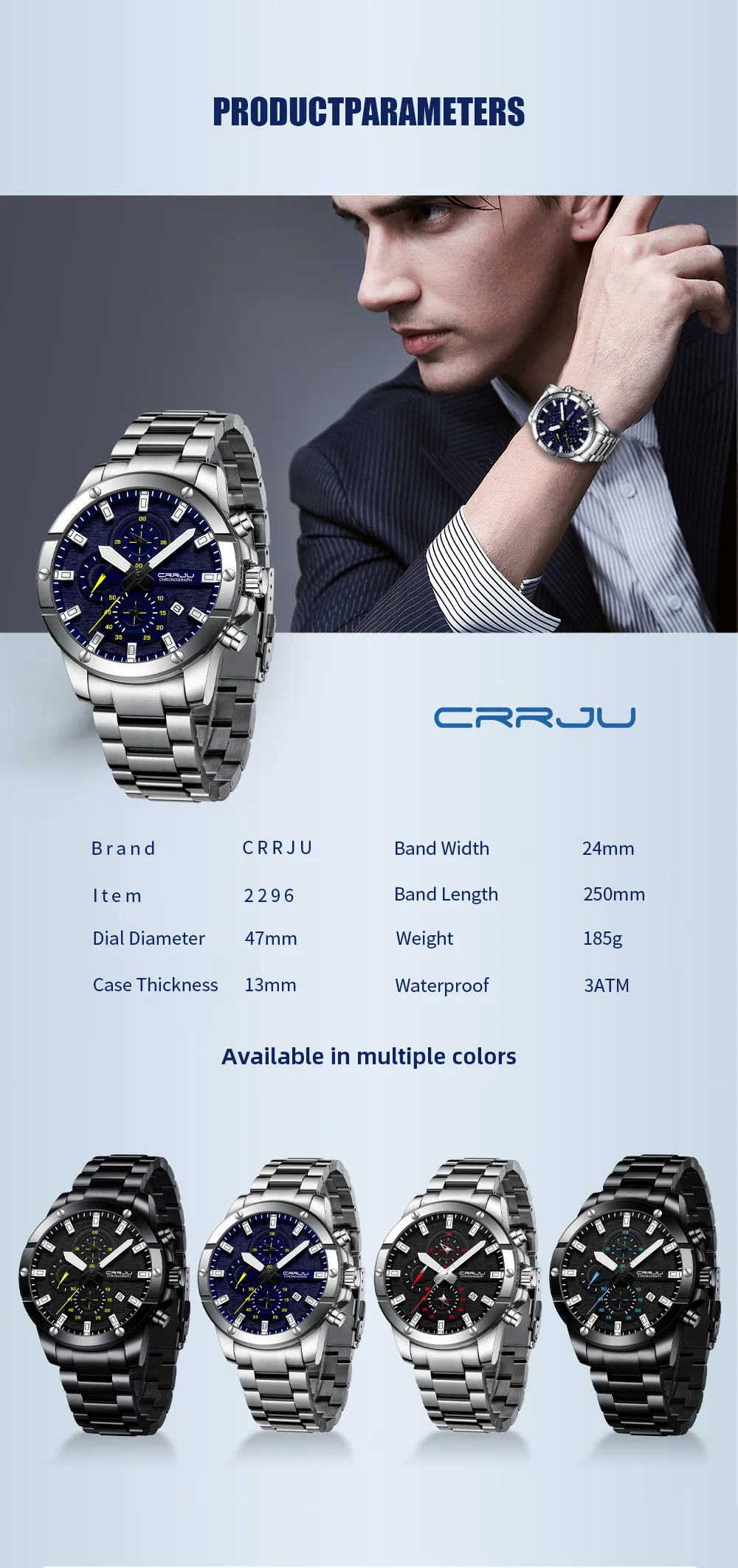 CRRJU 2296 Men's Watch description image 5