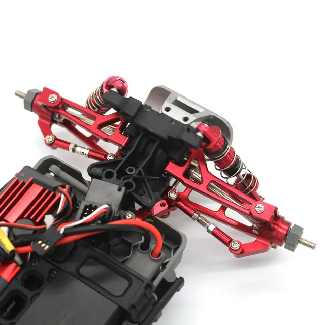 4Pcs Shock Absorbers – Metal Upgrade Parts For MJX Hyper Go 1/14 & 1/16 RC Cars (14209, 16210, Etc.)