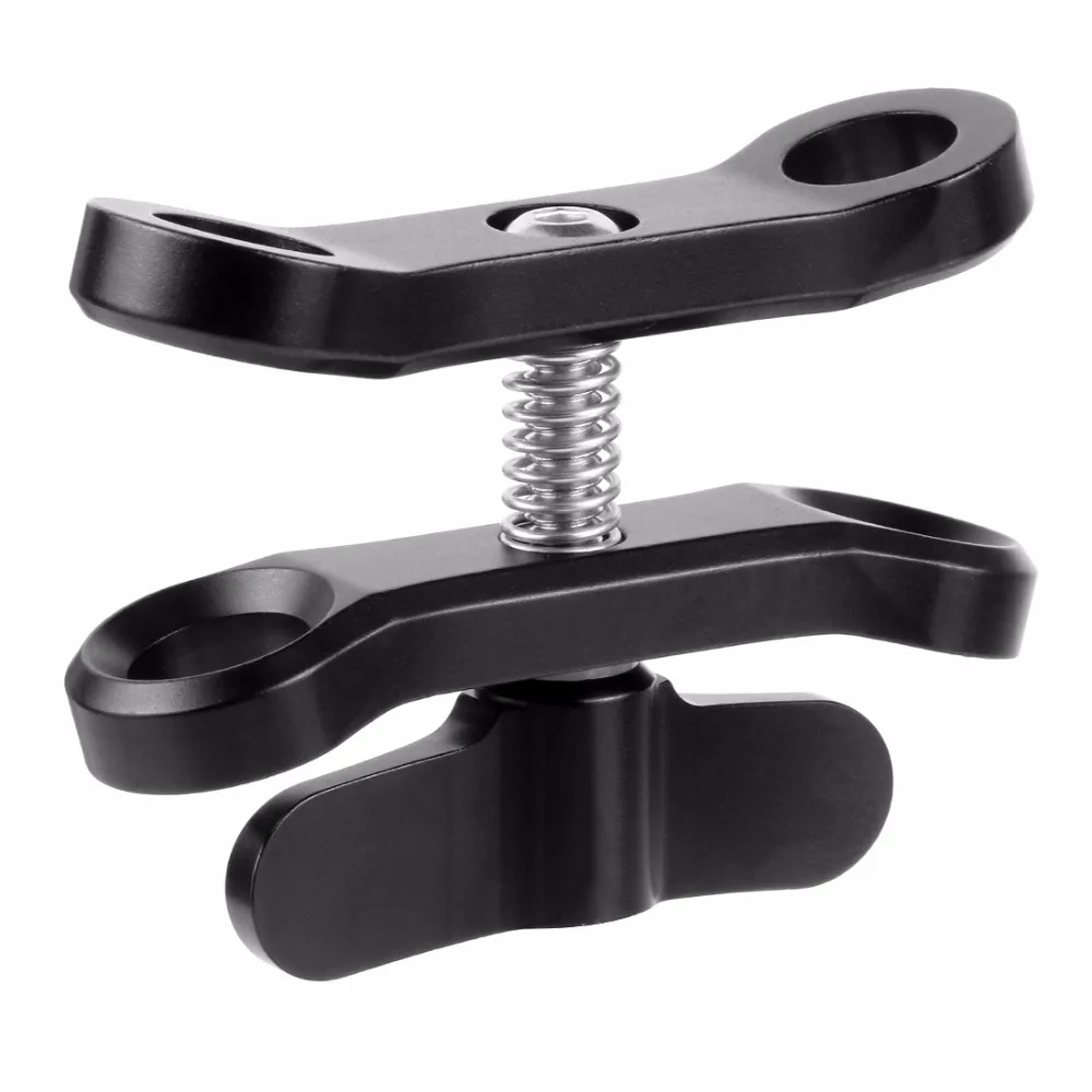 CNC Schmetterling Clip Arm Tauchen Licht Tablett Halterung Klemme Kugelkopf Clip für GoPro 13 für Insa360 X4 Dual Handheld Grip Verlängerung – Detail 30