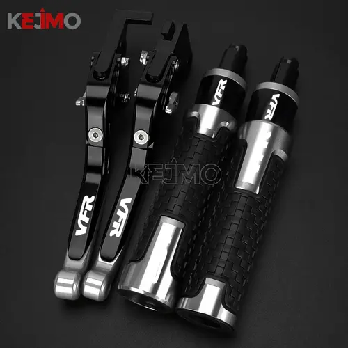 VFR 800/400/750/1200 CNC Motorcycle Handlebar Grips Handle Ends Adjustable Brake Clutch Levers FOR Honda VFR800 VFR1200 VFR750 - Image 2