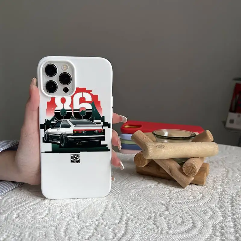 Anime Initial D AE86 Tail Light Art Shockproof Phone Case Cover
