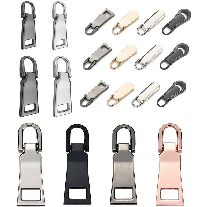 5Pcs Zipper Pull Replacement Metal Zipper Pull Repair Zipper Pull Tab for  Luggage Suitcase Backpack Jacket Bags Coat Boots - AliExpress