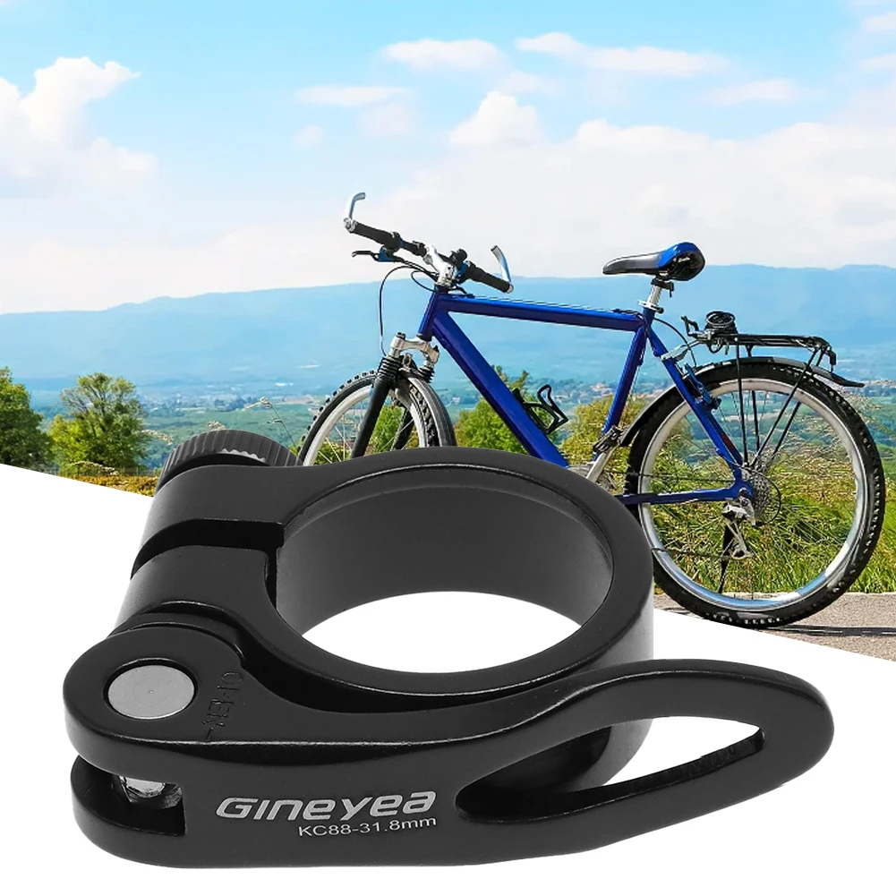 

31.8mm/34.9mm MTB Road Bicycle Seat Post Clamp Bike Quick Release QR Seatpost Clamp Aluminum Alloy Ultralight Seat Clamps