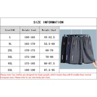 Ice Silk Shorts Quick Dry Breathable Men's Summer Thin Large Sport Running Sweat Wicking Hygroscopic Beach Casual Loose Capris 6