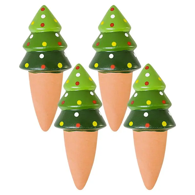 

Self Watering Spikes 4pcs Decorative Plant Insert Warer Spikes Reusable Plant Self Watering Spikes Potted Plant Waterer Plant