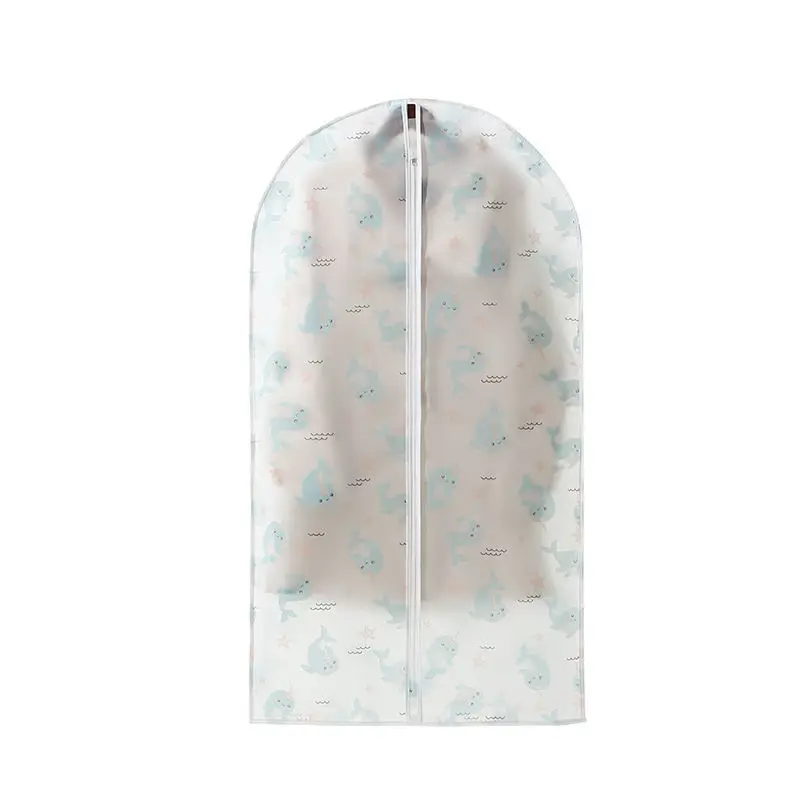 thumbnail image 1 of 3/5/10 piezas Funda antipolvo colgante para ropa, ropa estampada, funda organizadora de armario, con cremallera, 1 of 5