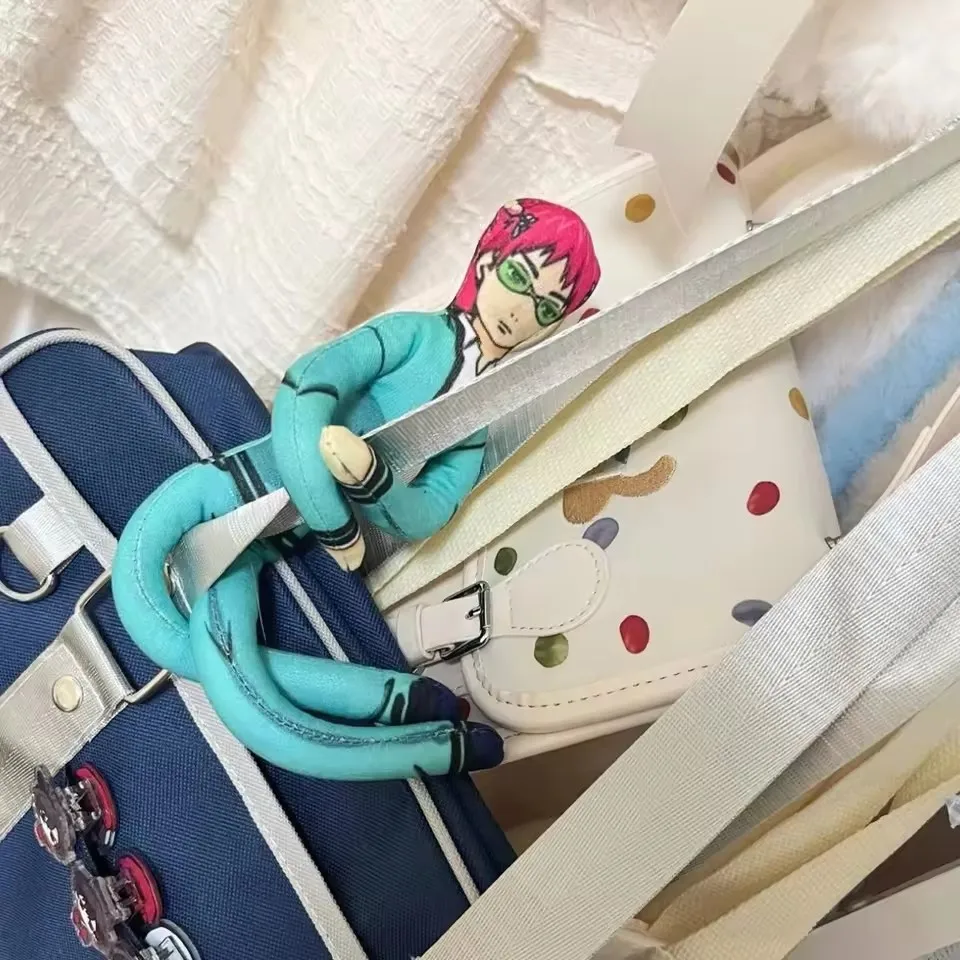 Anime The Disastrous Life of Saiki K Saiki Kusuo Cosplay-Puppe, verformbare Form, Raumdekoration, abstrakte Cartoon-Figur, Puppen, Geschenk – Detail 6