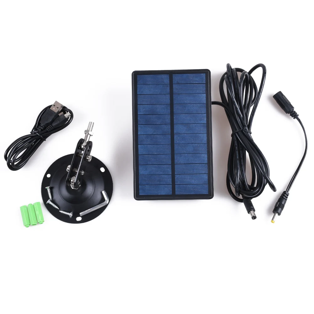 HC300M Solar Panel Battery Hunting Camera External Power Charger 9V for Suntek photo traps Trail Cameras HC700G HC550G HC700M