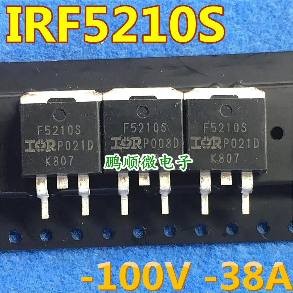 

30pcs original new IRF5210S P-channel field-effect MOSFET-100V-40A F5210S TO-263