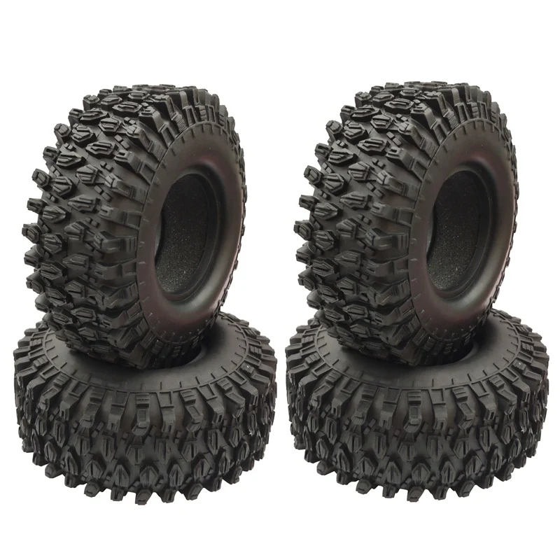 

4PCS 1.9 Inch Rubber Tyre 1.9 Wheel Tires 108X40MM for 1/10 RC Crawler TRX4 Axial SCX10 90046 AXI03007