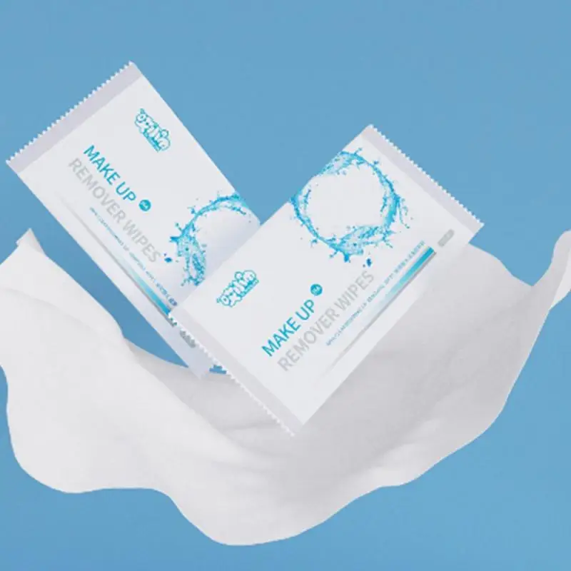 1/5/10 PCS Hyaluronic Acid Makeup Remover Wet Wipes Lazy Cleanser Remove Makeup Eye & Lip Makeup Disposable Wet Tissue Use 2