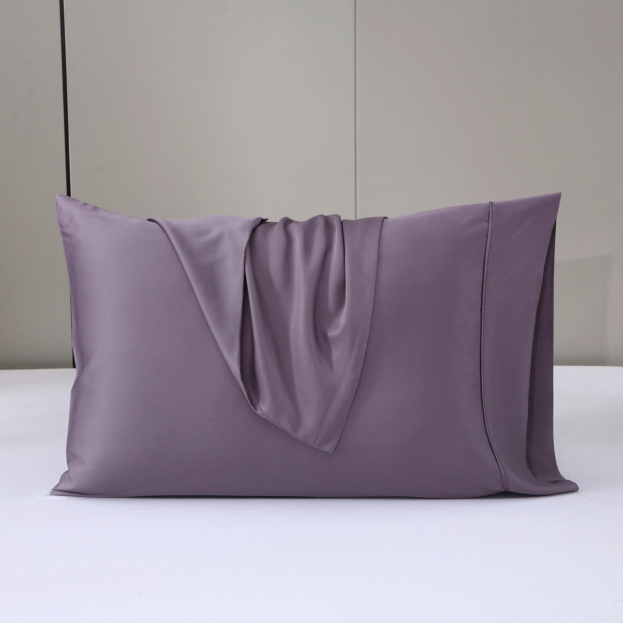 

100% Cooling Bamboo Organic PillowCover 300TC Straight Design Summer Soft Plain Pillowcase Queen King Breathable Durable Style