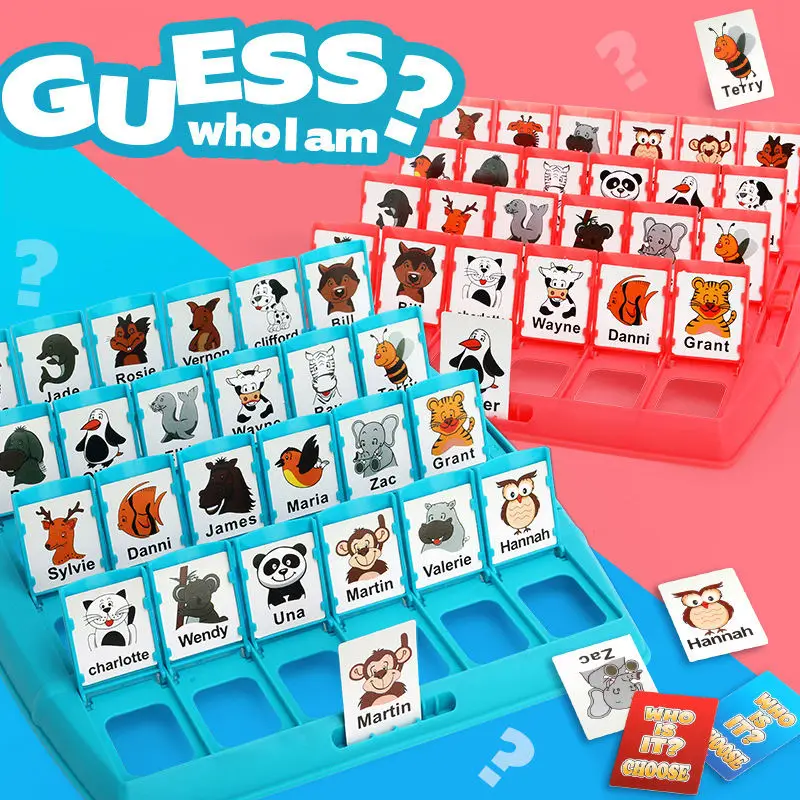 Guess Who I Am Board Game Toy Logical Reasoning Children's Parent-child Friend Interaction Game Puzzle Toys for Boy Girl Gifts 2