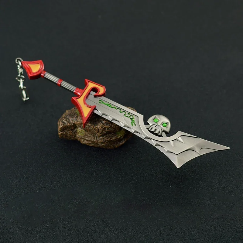 World of Warcraft Ashbringer Peripheral Metal Model Keychain Weapon Alexandros Mograine Tirion Fordring Action Figures Gift Toys 2